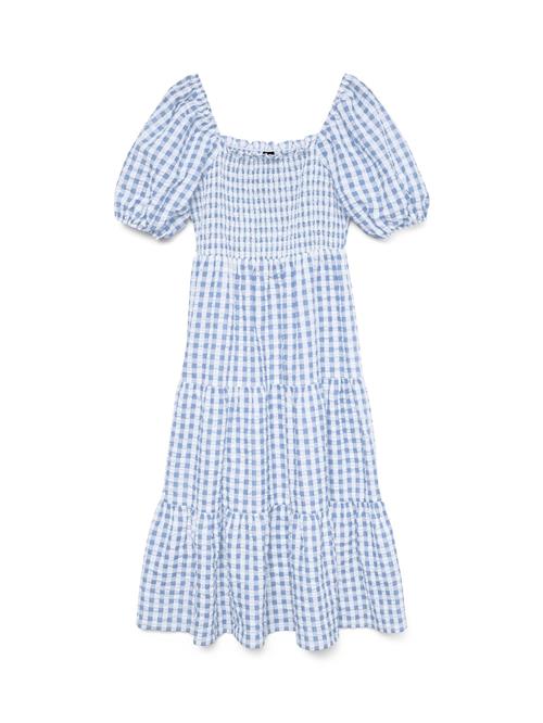 VERO MODA Kjole 'VMCarrie'  blå / hvid