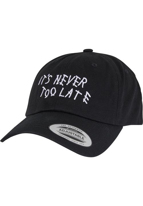Mister Tee Hætte 'Never Too Late'  sort / hvid
