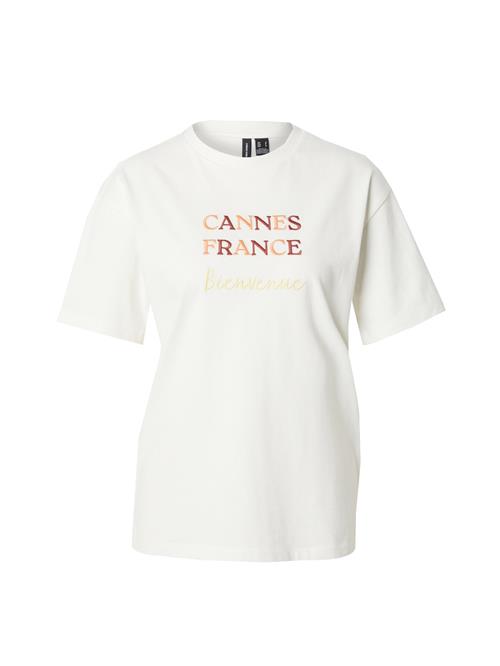 VERO MODA Shirts 'VMSARA MIA'  gul / rød / hvid