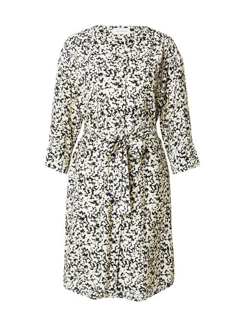 MSCH COPENHAGEN Blusekjole 'Jusia'  creme / sort