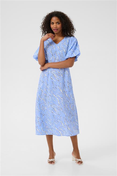 Kaffe Kjole 'Hannah'  blå / hvid