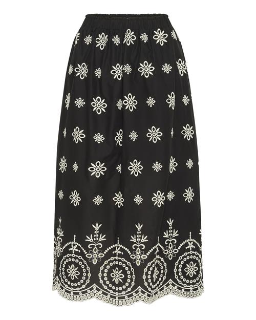 Se Cream Nederdel 'Emboda'  sort / hvid hos About You