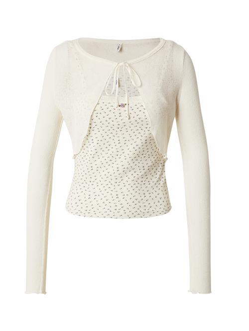 ONLY Shirts 'ONLLEMONE'  creme / oliven / lilla