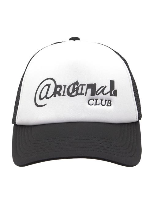 Pull&Bear Hætte 'ORIGINAL CLUB'  sort / hvid