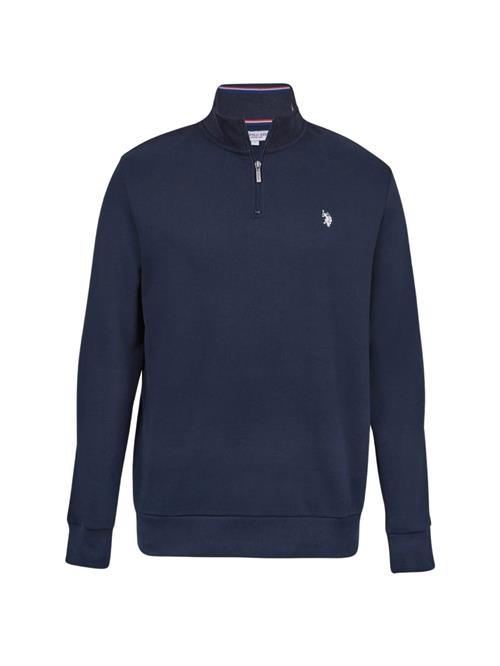 U.S. POLO ASSN. Pullover 'UMKurt'  safir / blodrød / hvid