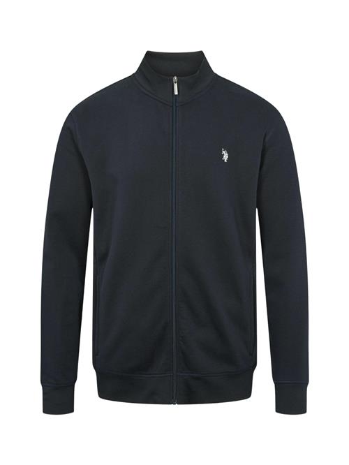 U.S. POLO ASSN. Sweatjakke 'UMOscar'  marin / hvid