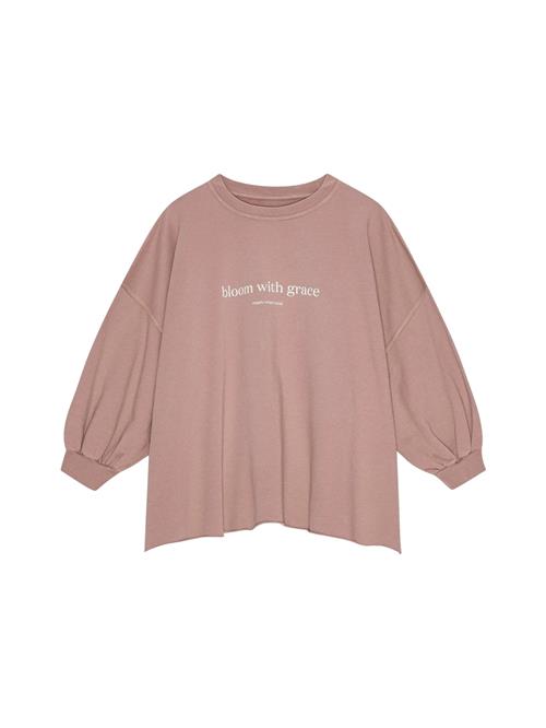 moshi moshi mind Sweatshirt 'Mantra'  rosé / hvid