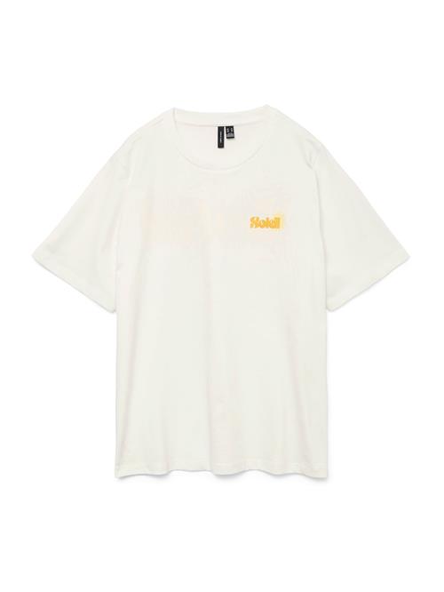 VERO MODA Shirts 'VMDORIS CATY'  sepia / honning / hvid