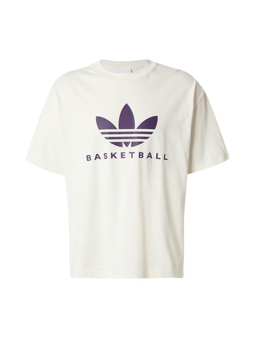 ADIDAS ORIGINALS Bluser & t-shirts  violetblå / hvid