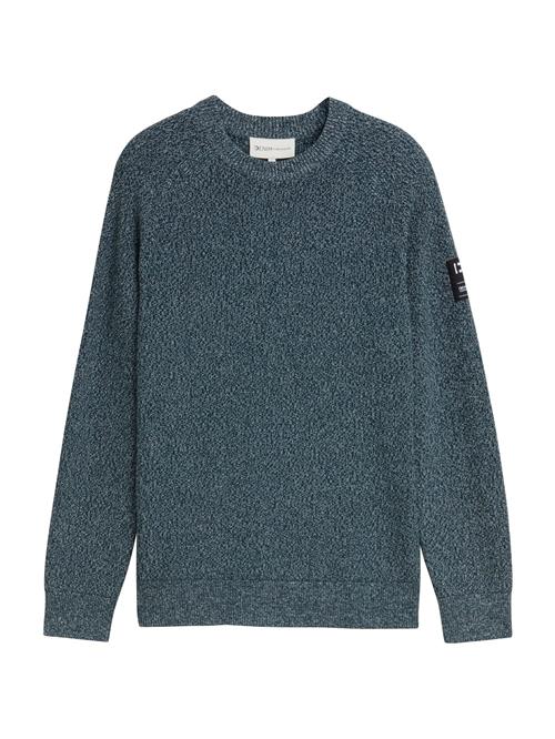 TOM TAILOR DENIM Pullover  antracit / petroleum / hvid