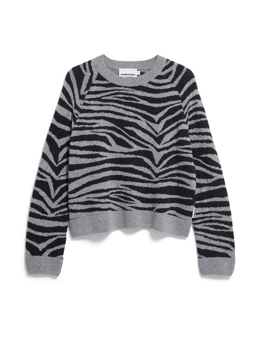 ARMEDANGELS Pullover 'LILIRIAA'  grå / sort