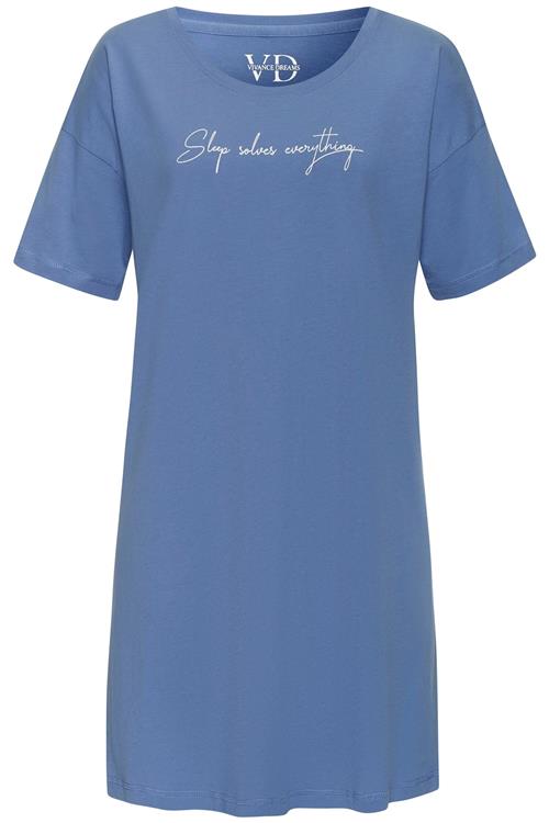 VIVANCE Natskjorte  lyseblå / hvid