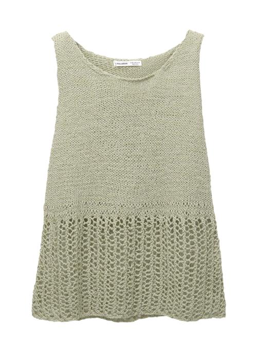 Pull&Bear Sticktop  pastelgrøn