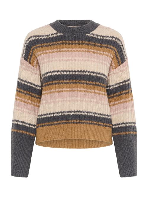 InWear Pullover 'Garp'  creme / karamel / basalgrå / lyserød