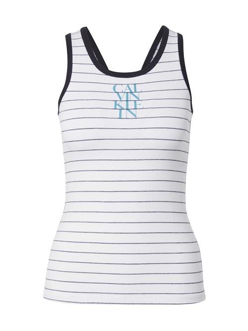 Calvin Klein Jeans Overdel  aqua / cyanblå / sort / hvid