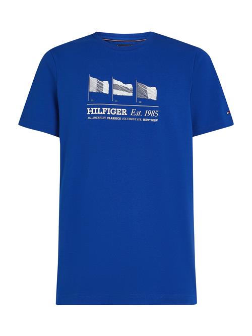 TOMMY HILFIGER Bluser & t-shirts  blå / hvid