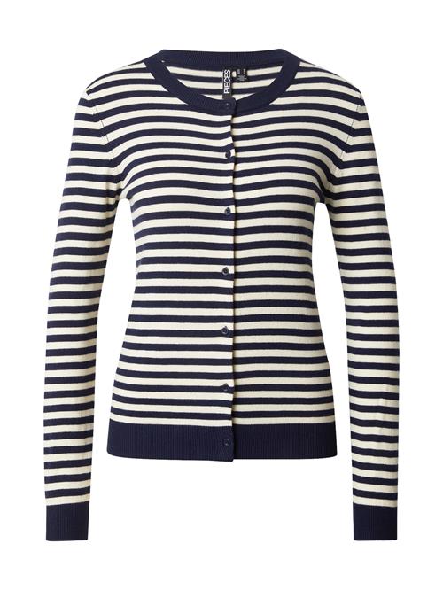 PIECES Cardigan 'PCNora'  lysebeige / marin