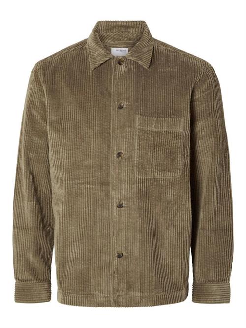 SLHLOOSEJAKE-CORD OVERSHIRT LS W