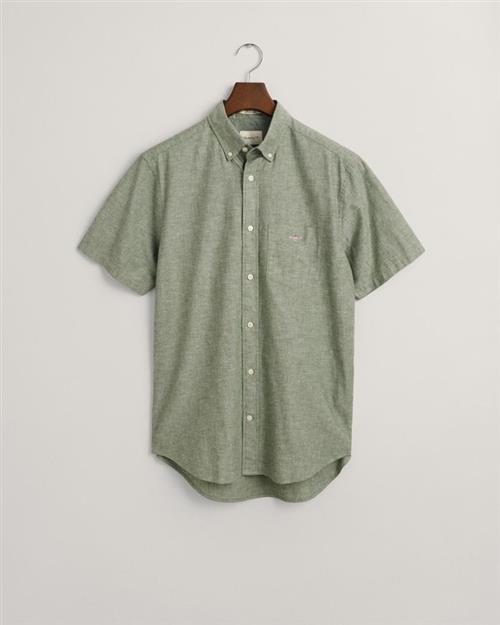 REG COTTON LINEN SS SHIRT