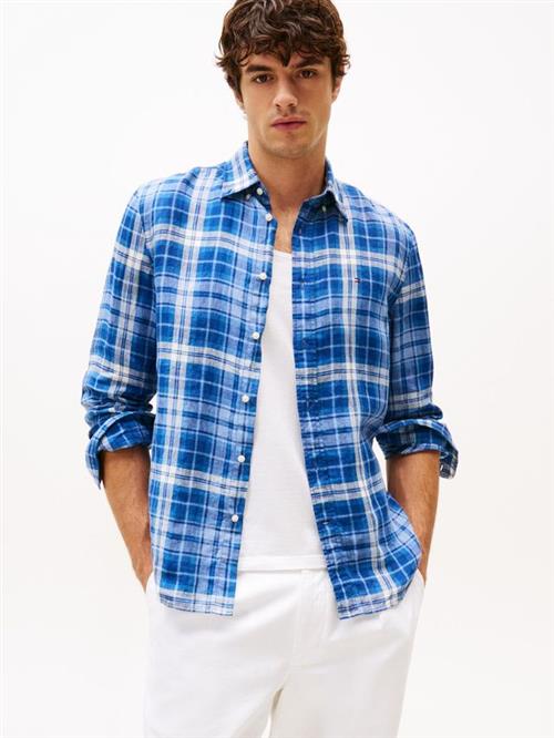 LINEN MEDIUM CHECK RF SHIRT