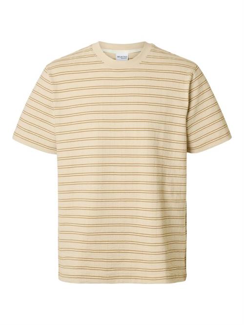 SLHELI SEERSUCKER SS O-NECK TEE