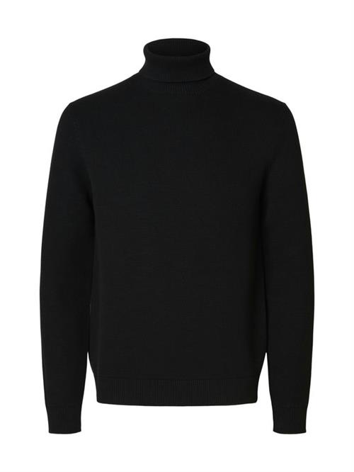 SLHDANE LS KNIT STRUCTURE ROLL NECK