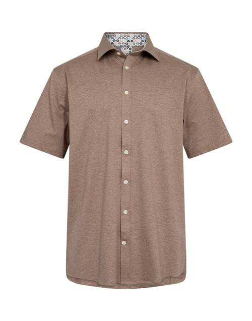 Knitted shirt s/s modern fitting