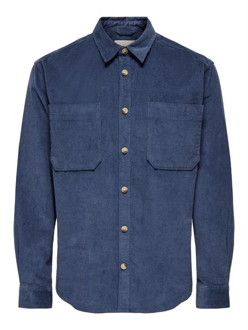 ONSALP RLX 2PKT WASHD CORD LS SHIRT