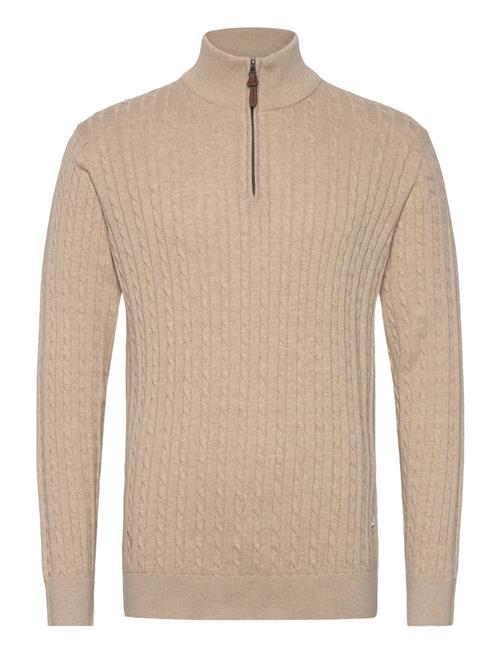 Lindbergh | 1/2 Zip Cable Knit | L