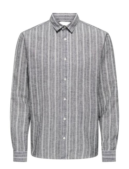 ONLY & SONS | Onscaiden Life Ls Stripe Linen 660 Noos | S