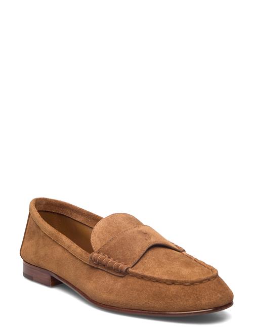 Polo Ralph Lauren | Embossed-Pony Suede Penny Loafer | 42.5