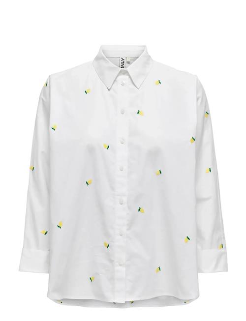 ONLY | Onlnew Lina Grace Ls Emb Shirt Noos Wvn | XS