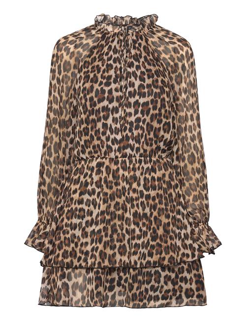 Mango | Leopard-Print Flared Dress | M