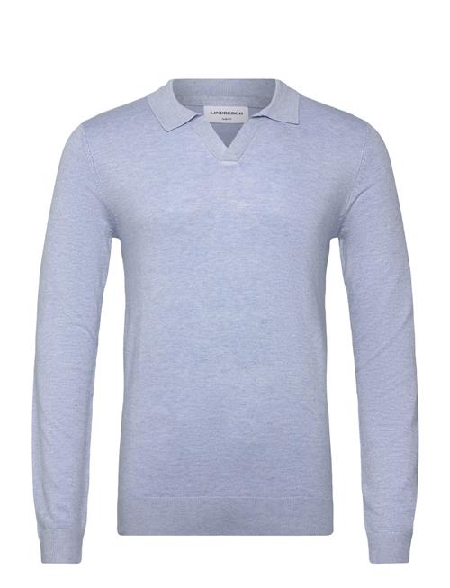 Lindbergh | Ecovero L/S V-Neck Polo | M