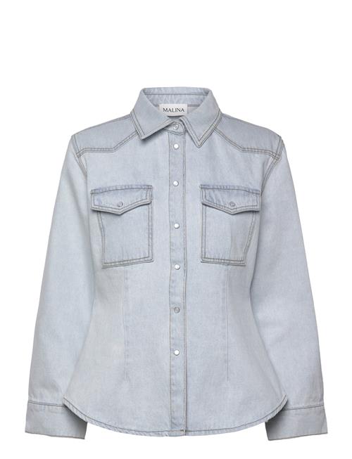 Malina | Anthea Fitted Waist Denim Shirt | 40