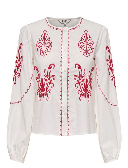 ONLY | Onlhelen Ls Emb Button Top Wvn | XS