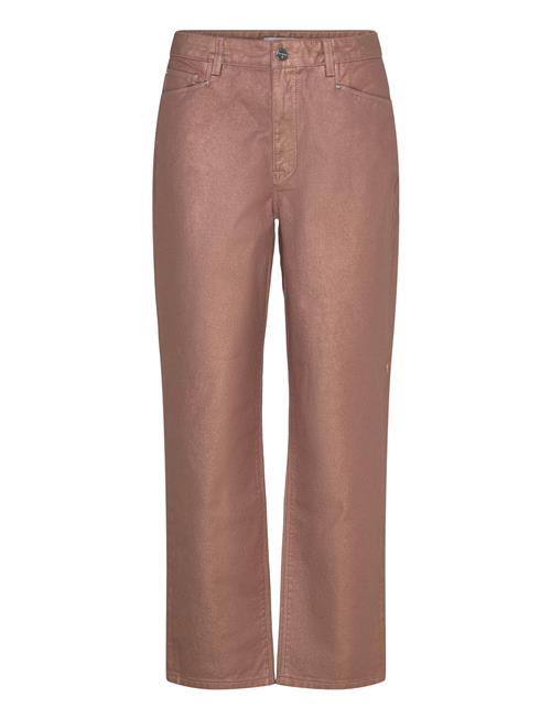 Dante6 | Dante6-Axelle Metallic Straight Cropped Jeans | 34