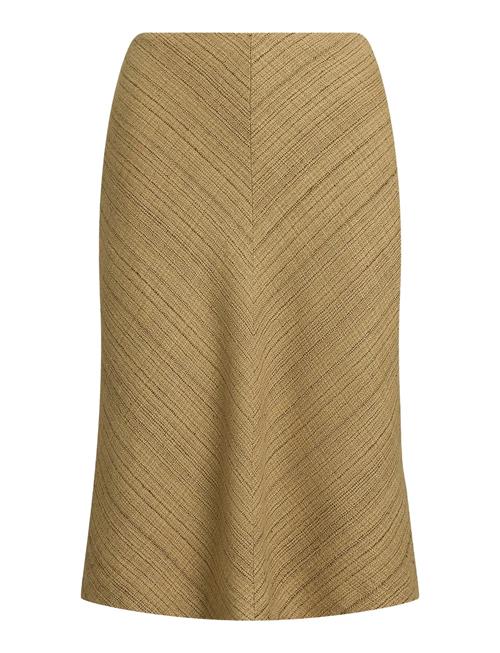 Lauren Ralph Lauren | Herringbone Linen-Blend Tweed Skirt | 40