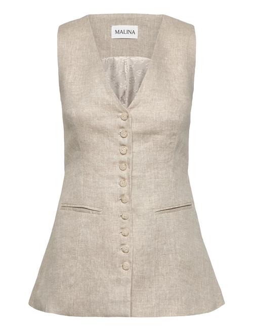 Malina | Cielo Linen Vest | 36