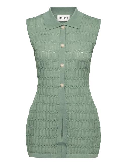 Malina | Hele Long Structure Knitted Vest | L
