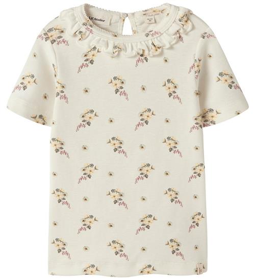 Lil' Atelier T-shirt - NmfGayo - Coconut Milk/Flower