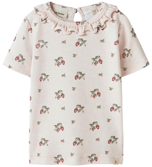 Lil' Atelier T-shirt - NmfGayo - Morganite/Strawberry