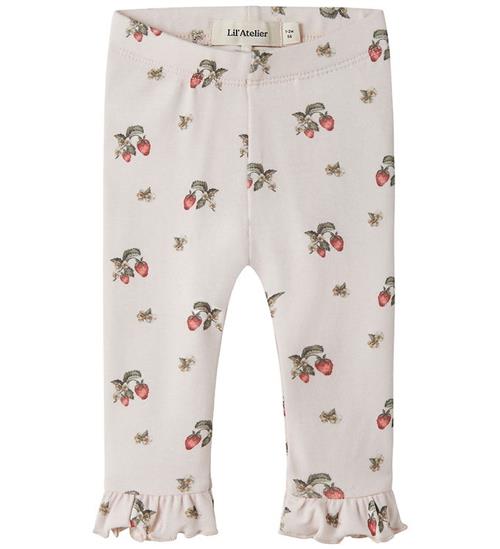Se Lil' Atelier Leggings - NbfGayo - Morganite/Strawberry hos KidsWorld