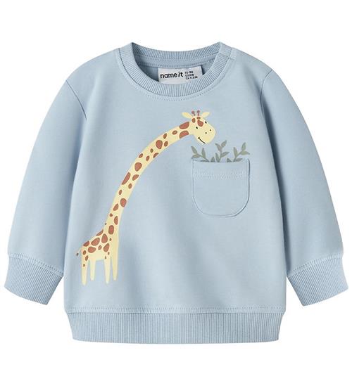 Name It Sweatshirt - NbmHall - Blue Fog