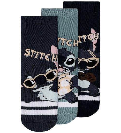 Name It Strømper - Stitch - 3-pak - NmmArlos - Navy Blazer/3P NA
