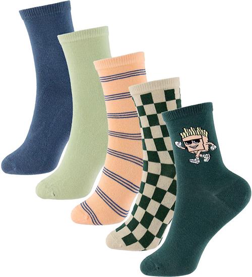 Name It Strømper - 5-pak - NkmVaks - Chateau Gray