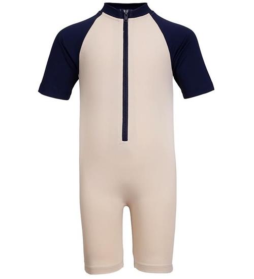 Petit Crabe Badeheldragt - Multi Color - Latte/Blue