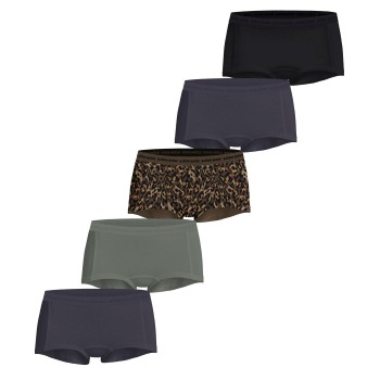 Björn Borg Trusser 5P Everyday Boxer Shorts 314 Sort/Grå bomuld Large Dame