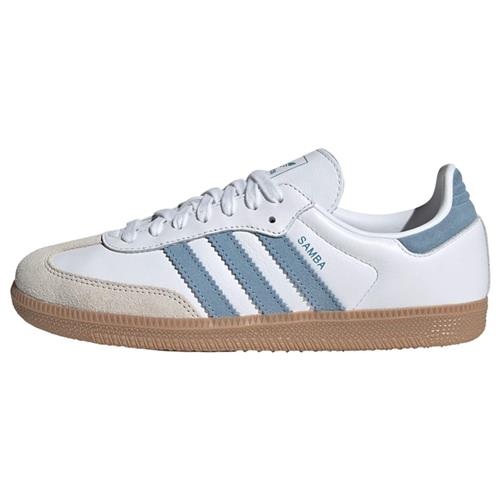ADIDAS ORIGINALS Sneaker low 'Samba'  blue denim / hvid / offwhite