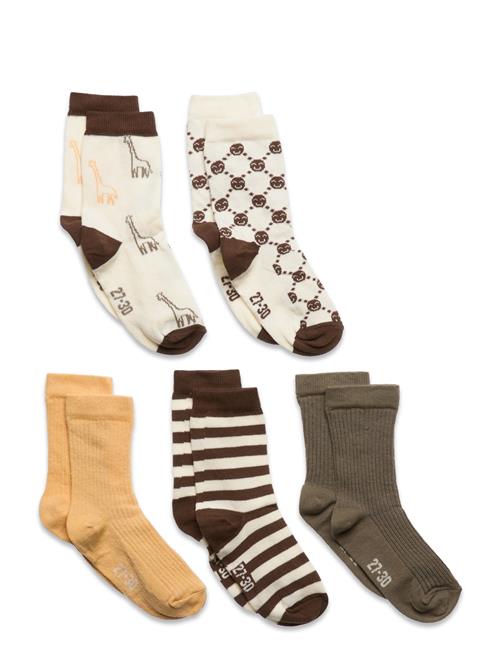 Minymo | Socks W. Pattern (5-Pack) | 35\38